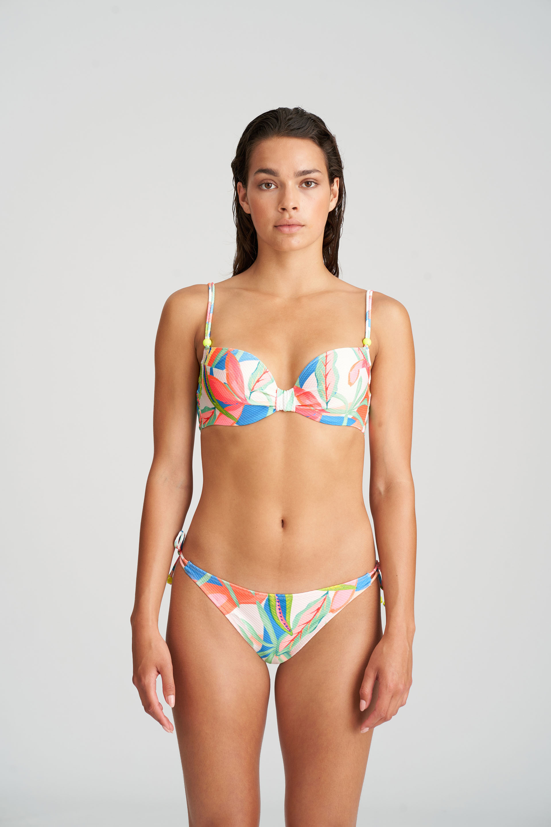 Marie Jo Swim TARIFA Tropical Blossom Bikini Heupslip Met Koordjes Fraai