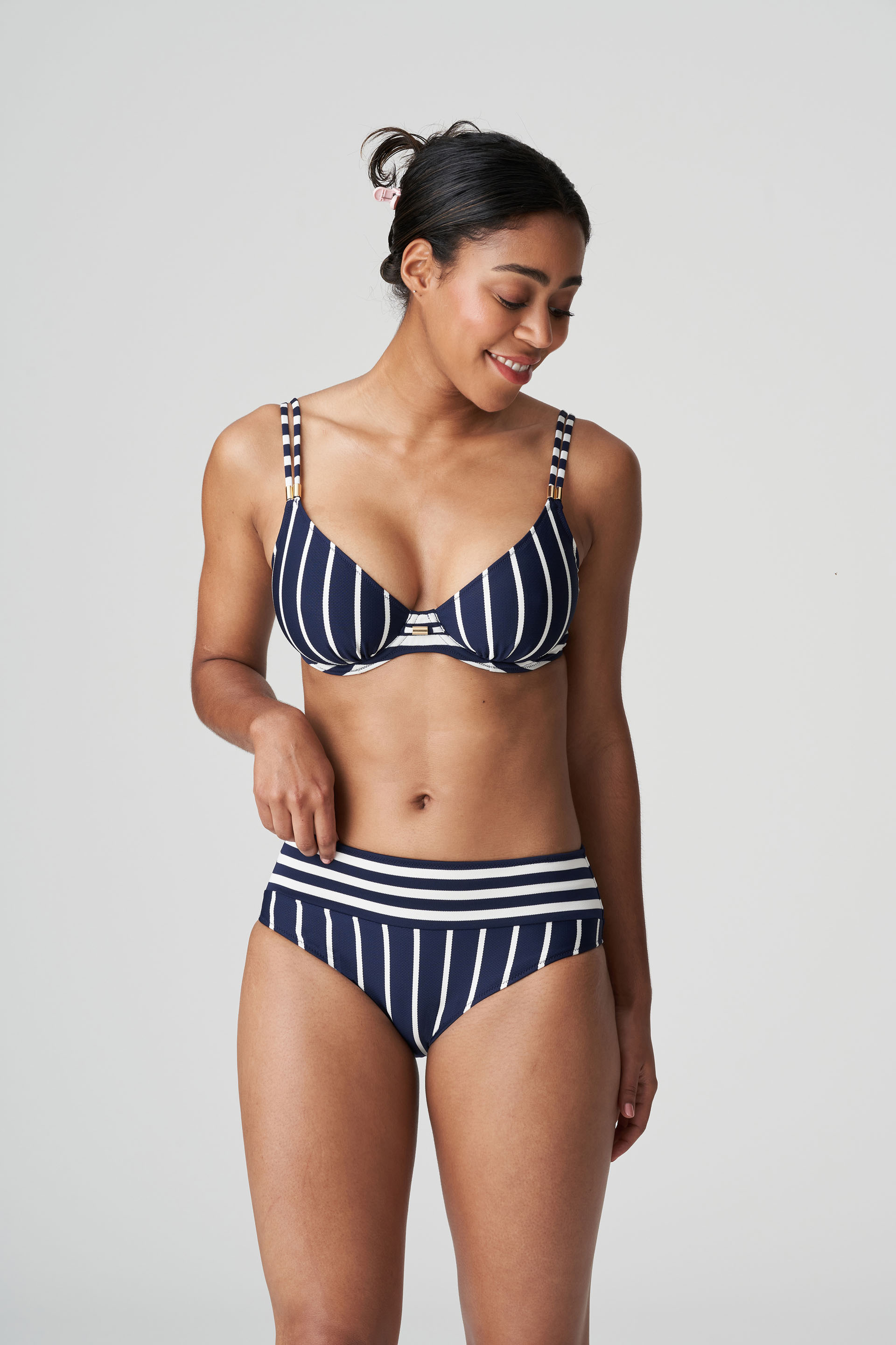 Marie Jo Swim Cadiz Water Blue Bikini Tailleslip Fraai