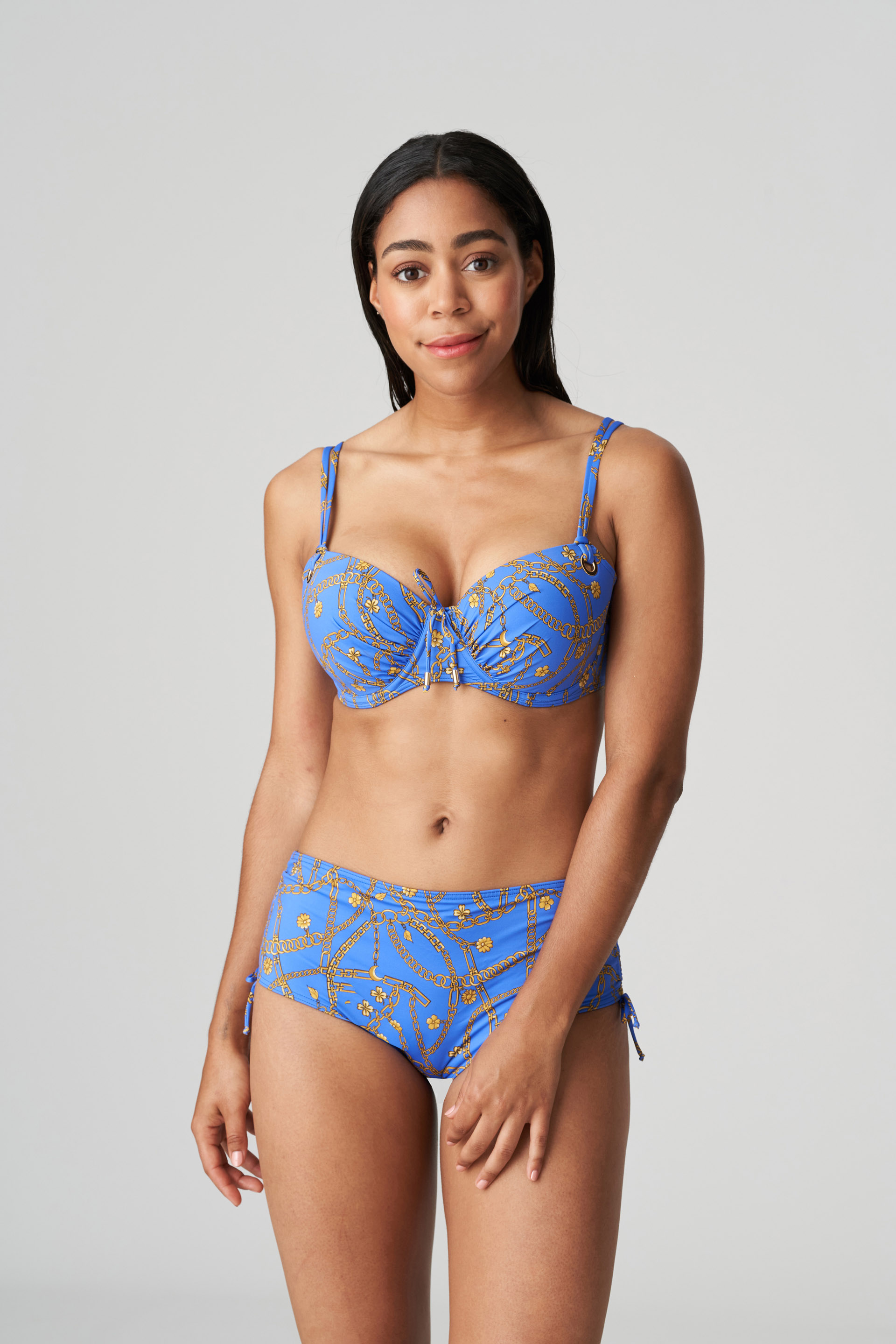 PrimaDonna Swim OLBIA Electric Blue Bikini Tailleslip Met Koordjes Fraai