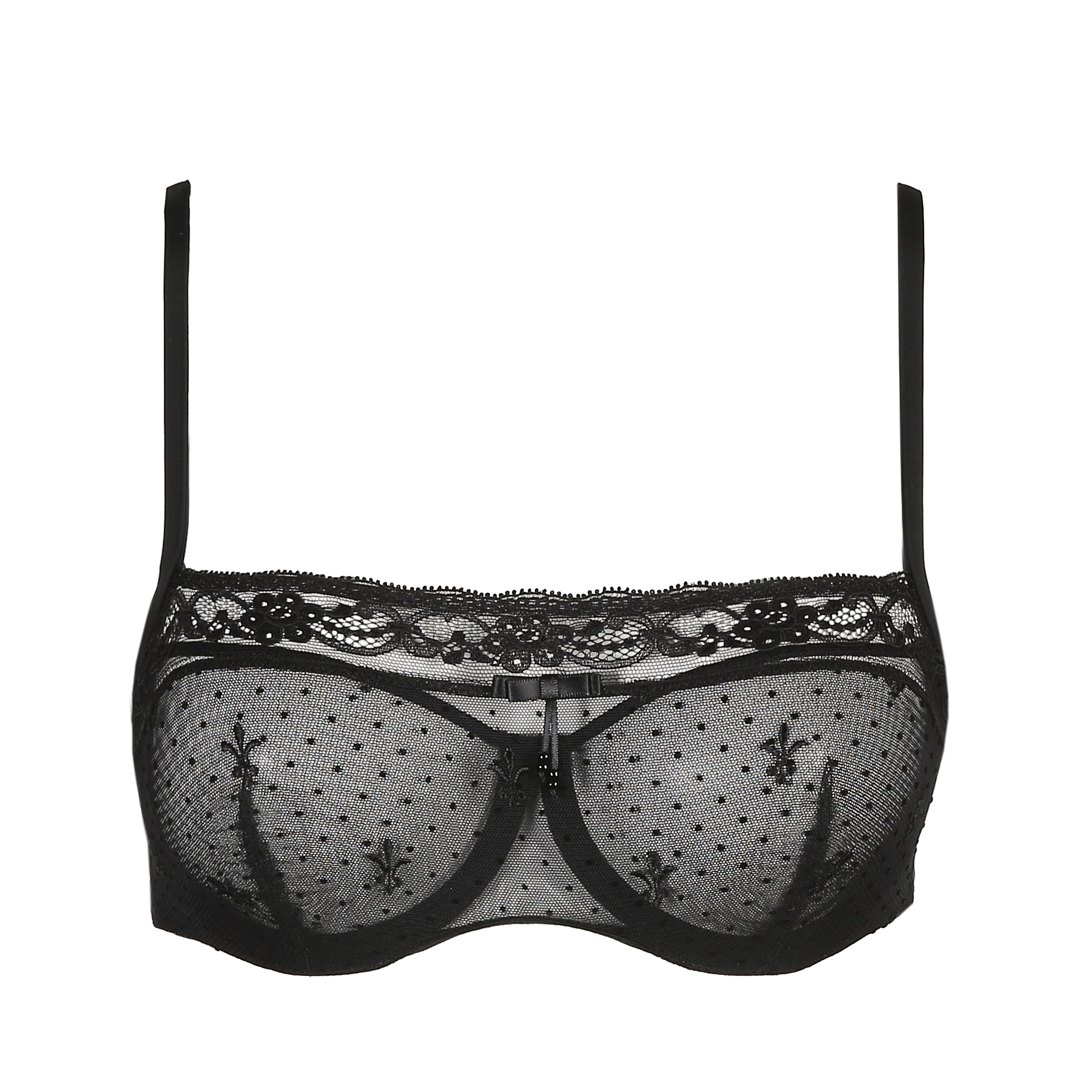 Marie Jo Eirin Black balcony bra vertical seam | Marie Jo United States